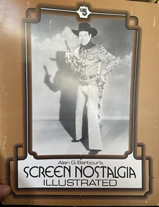 Wild Bill Hickock William Elliott Screen Nostaligia Illus Magazine 1975 Native - Imagen 1 de 6