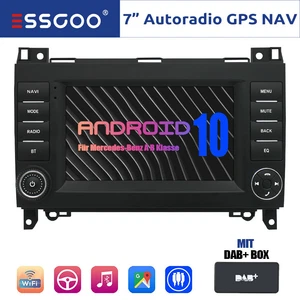 DAB+ 7" Android 12 Carplay Autoradio GPS Für Mercedes Benz A/B Klasse W245 W169 - Bild 1 von 22