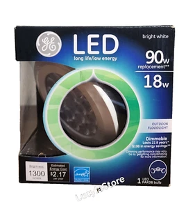 GE 90 Watt Indoor Outdoor Dimmable Floodlight Light Led Par38 Bulb Bright White - Picture 1 of 21