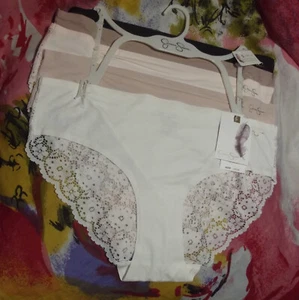 5 NEW JESSICA SIMPSON JS21688AS ULTRA FLIRTY MF LACE BACK HIPSTER PANTIES XL - Picture 1 of 2