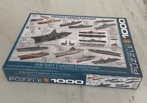 Eurographics Aircraft Carrier Evolution Jigsaw Puzzle 1000 Pieces Sealed New NIB - Picture 1 of 11