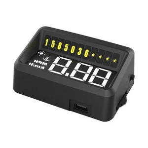 Quality Car Head-Up Display HUD Display HUD Gauge Parts OBD2 Set Black - Picture 1 of 12