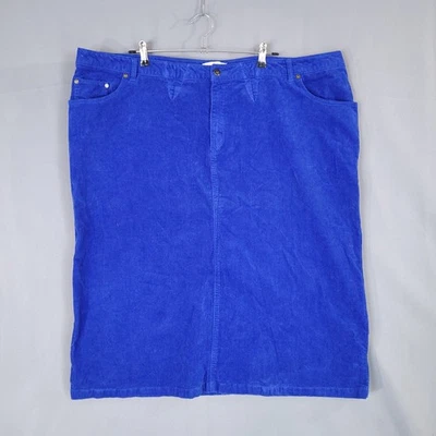 Falda Mujer Interior Azul 26W Algodón Spandex Pana Foto 1 de 4