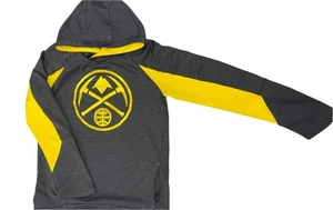 NBA Denver Nuggets Pullover Hoodie Jacket Heathered Blue Youth Medium 10-12 - Picture 1 of 4