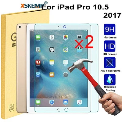 2Pcs For iPad Pro 10.5 Air 3rd Tablet HD Screen Protector Tempered Glass Cover - Image 1 of 4