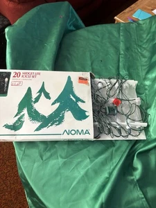 Vintage Box Noma Clear Midget Lite Icicle Christmas String Lights 20' - Picture 1 of 3