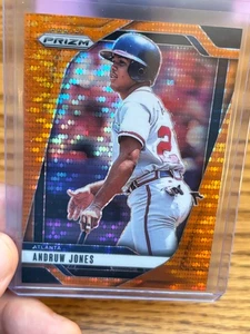Andruw Jones Orange Pulsar Prizm /399 2025 Panini Prizm Baseball #187 - Picture 1 of 4