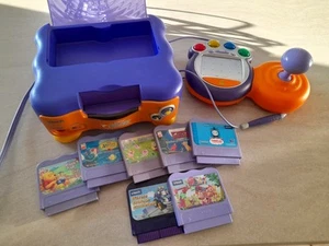 Vtech V.Smile Learning Console In Original Box Vtech V Tech Console With Lots Of Great Games - Picture 1 of 2
