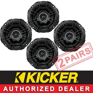 2 KICKER 43DSC404 AUTORADIO 4" 2 VIE DS SERIE ALTOPARLANTI COASSIALI 2 COPPIE - Foto 1 di 4