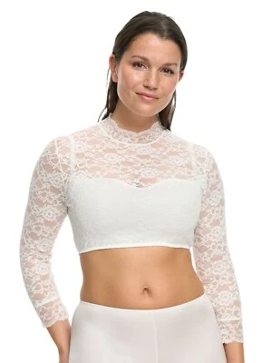 Susa Dirndlbluse mit 3/4-Arm 5569 Wiesn-Zauber Ivory und Weiss - Bild 1 von 3