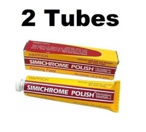 Simichrome TUBE-50G Outshining Metal Polish 1.76 oz Prevents Tarnishing 2 PACK - Picture 1 of 2