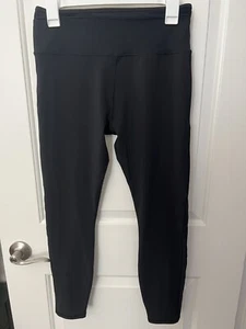 VUORI LEGGINGS YOGA DONNA NERI ALLENAMENTO FITNESS SUDORE ELASTICIZZATO LARGE NUOVI SENZA ETICHETTE L - Foto 1 di 7
