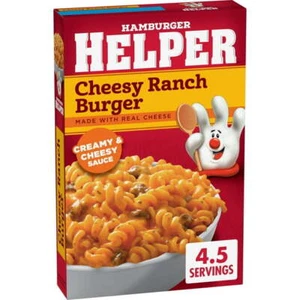 Hamburger Helper Cheesy Ranch Burger Pasta Meal, 5.5 oz Box - Picture 1 of 6