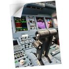 1 X Vinyl Sticker A1 - Airplane Cockpit Guages Plane Pilot #16332