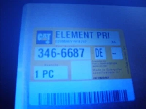 CAT BRAND~CATERPILLAR~FILTRO DE AIRE DE MOTOR ESTÁNDAR PRIMARIO~ #346-6687~NUEVO EN CAJA - Imagen 1 de 3