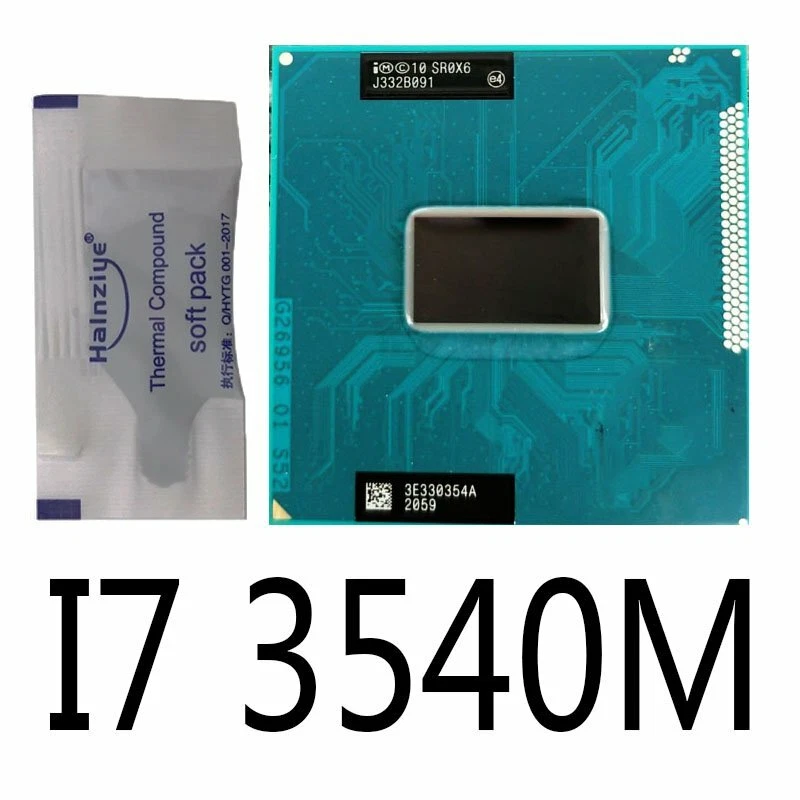 Intel Core i7-3540M 3.0GHz 4M 5GT/s Dual Core Socket G2 CPU Processor - Image 1 of 1