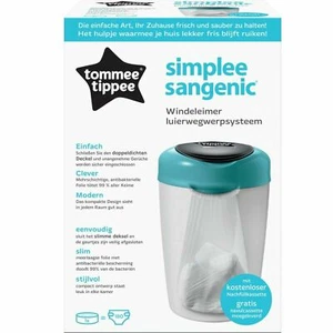 Tommee Tippee Simplee Sangenic Windeleimer inkl. einer Folienkassette blau - Bild 1 von 1