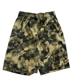 Old Navy Boy's Green Camouflage Mesh Basketball Elastic Waist Shorts Small 6/7 - Picture 1 of 5