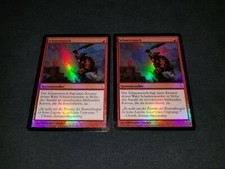 MTG 1x Coldsnap red common LP German FOIL Skred ships w/ tracking