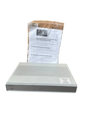 Cisco Systems ISR 1100 4 PORTS DSL  ROUTER :: C1117 Includes Shelving - Image 1 of 4