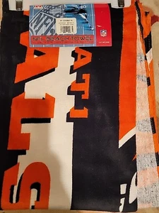 Toalla de playa McArthur McArthur Cincinnati Bengals NFL 30"" x 60"" totalmente nueva - Imagen 1 de 2