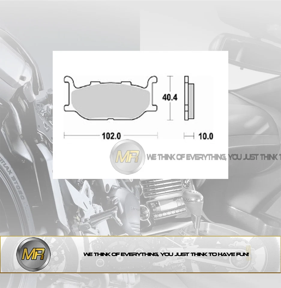PER YAMAHA XVS VIRAGO () 535 DAL 1996 AL 2000 COPPIA PASTIGLIE FRENO ANTERIORI B Foto 1 de 1
