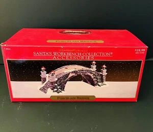 Santa's Workbench Collection Accessories -Porcelain Bridge 565-5824 with box NEW - Picture 1 of 15