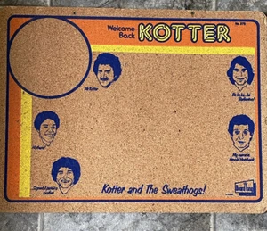 "Tablón de anuncios Welcome Back Kotter corcho 1976 buen estado 21,5"" por 16""" - Imagen 1 de 8