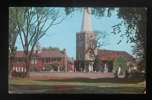 1950s Old Academy Immanuel Church New Castle DE Postcard Delaware - Picture 1 of 1