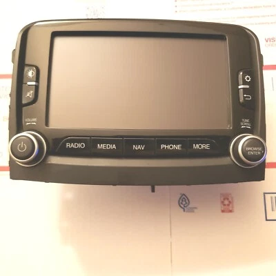 2014-2017 Fiat 500 4Dr Radio Receiver Navigation Information Screen  OEM - Image 1 of 3