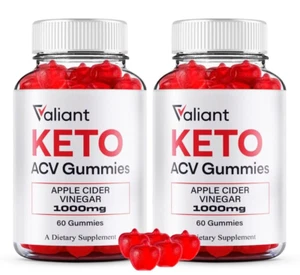 Valiant Keto + ACV Gummies Valient Max Strength Gummy ( 2 Pack ) - Picture 1 of 6
