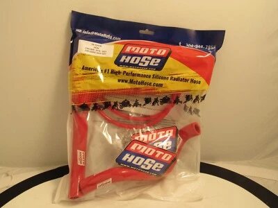 Manguera Moto Honda Crf250R/RX 2019-2021 Funciona Kit Manguera Radiador 24-124YR NOS Rojo Foto 1 de 3