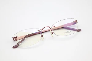 AIRLOCK SHATTERED 205 601 Rose Mosaic 52-18-135 Rimless WOMEN Frames PT66 - Imagen 1 de 12
