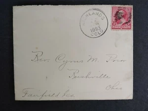 Colorado: Highlands 1893 Cover, DPO Denver Co to Rushville, Ohio - Picture 1 of 2