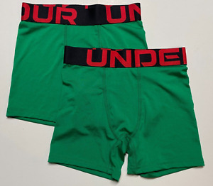 Under Armour UA - HeatGear Boxer Brief - Green - Youth Small