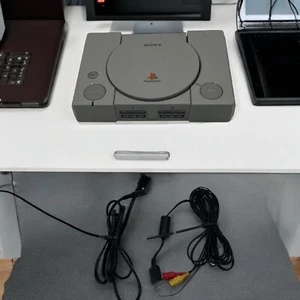 PARTS ONLY Sony PlayStation 1 PS1 / SCPH-7000 Power Cord & A/V Cord - Picture 1 of 11