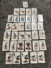 1930 Disney Mickey Mouse Old Maid Blue Set 34 Cartes