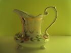 Royal Danube Porcelain 6 Inches Tall Pitcher Floral Gold Gilding Detail