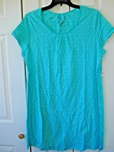 Camisón para damas de algodón verde mar talla S/M (6-10) - Imagen 1 de 1