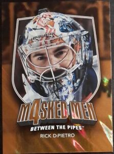2011 - 2012 ITG Between The Pipes Rick Dipietro Masked Men Gold /10 Hockey Card