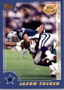 2000 Topps Collection Football #22 Jason Tucker - Dallas Cowboys Cowboys