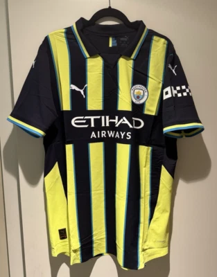 Manchester City FC 24/25 Puma Authentic Ultraweave Soccer Jersey 23’ Pit2Pit 2XL - Image 1 of 4