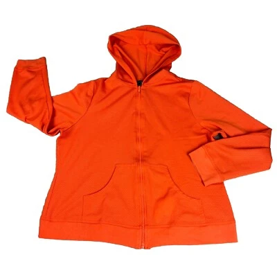 Venezia Sudadera con Capucha Cremallera Completa Mujer 14-16 Naranja Poliéster Canguro Bolsillos Atletismo Foto 1 de 4