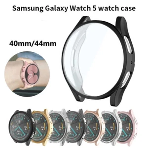For Samsung Galaxy Watch 5 40mm / 44mm / 5 Pro TPU Case Cover Screen Protector - Picture 1 of 21