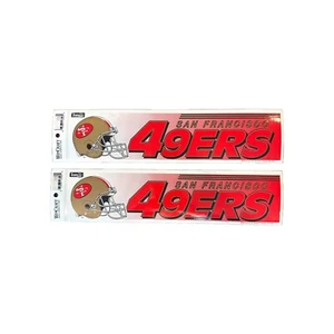 Vintage San Francisco 49ers Bumper Stickers - Picture 1 of 1