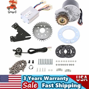 350W 36V Electric Bicycle Brush Motor Thumb W/ Freewheel E-Bike Conversion Kit - Picture 1 of 22