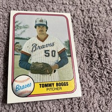 1981 Fleer #261 Tommy Boggs    Atlanta Braves