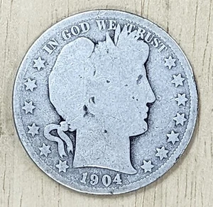 1904-O Barber Half Dollar - Picture 1 of 2