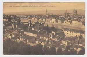 TO FI 79 Firenze panorama da Piazzale Michelangelo viaggiata 1914 - Picture 1 of 1