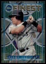 1995 Finest Vinny Castilla UER/Rockies spelled Rockie Colorado Rockies #277